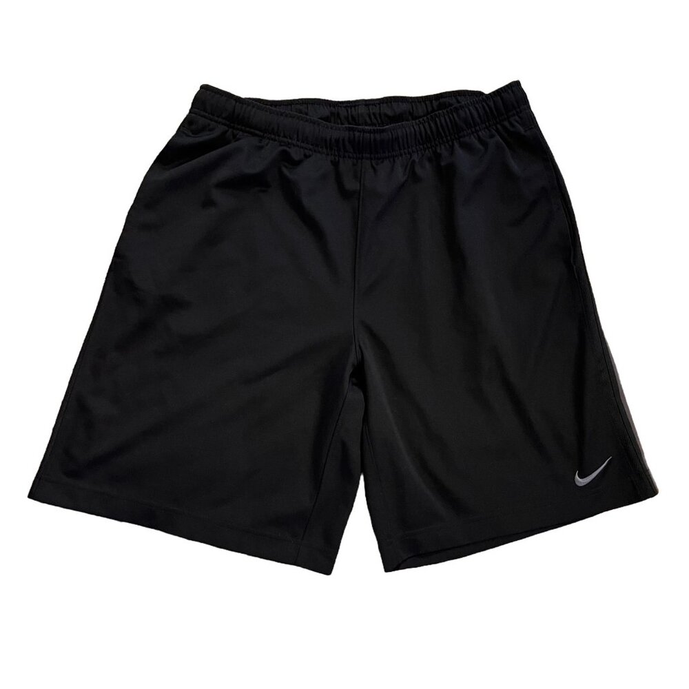 Nike Men’s Athletic Shorts Size Large Black and White stripes